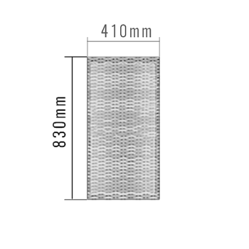 Deokork Ratanový stolek bočný SEVILLA (sivá)
