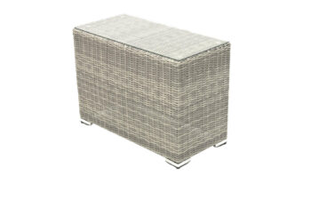 Deokork Ratanový stolek bočný SEVILLA (sivá)