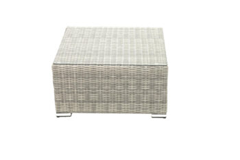 Deokork Ratanový stolík/taburet SEVILLA (sivá)