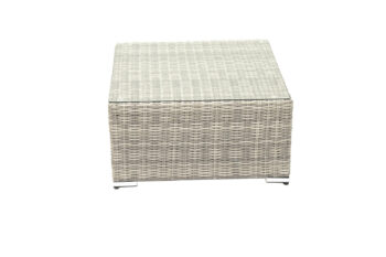 Deokork Ratanový stolík/taburet SEVILLA (sivá)