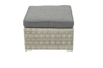 Deokork Ratanový stolík/taburet SEVILLA (sivá)