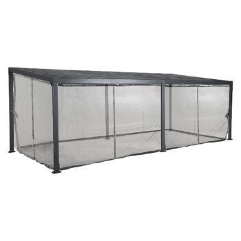 Deokork Sieť proti hmyzu LUXURY 6x3,5 m (grafit)