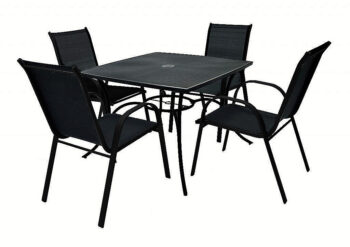 Deokork Záhradná kovová zostava KAMPA 1+4