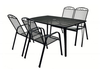 Deokork Záhradná kovová zostava RIVER 1+2+1