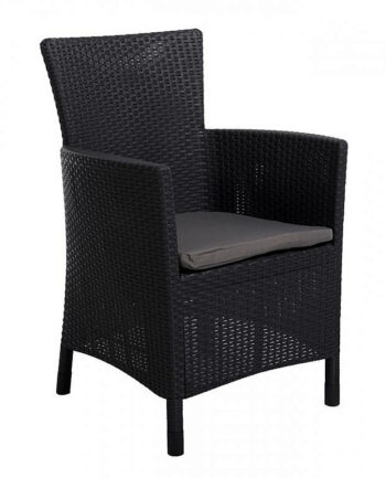 Deokork Záhradná ratanová zostava HAVANA BALCONY (antracit)