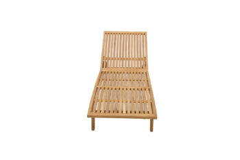 Deokork Záhradné lehátko teak ELEGANCE