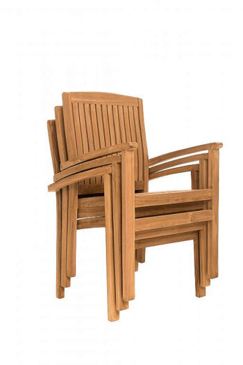 Deokork Záhradné pevné kreslo HARMONY (teak)