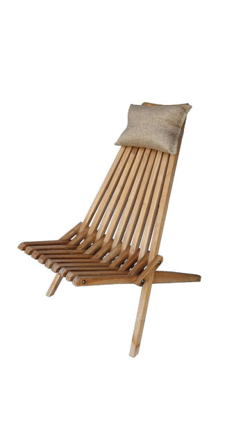 Deokork Záhradné relaxačné kreslo NIXON (teak)