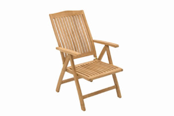 Deokork Záhradné teakové polohovacie kreslo LAGUNA (teak)