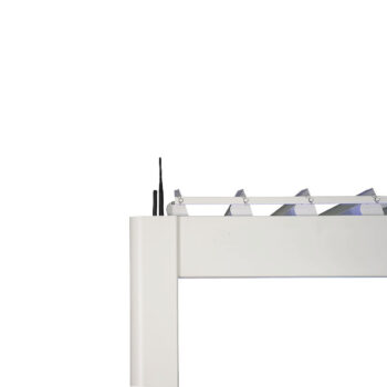 Deokork Záhradný hliníkový altánok elektrický MEGAN 3,6x3,6 m (biela)