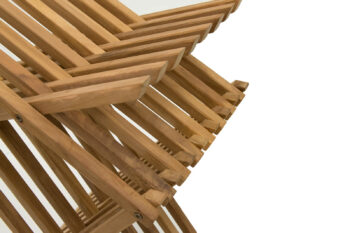 Deokork Záhradný odkládací stolík FLOW (teak)