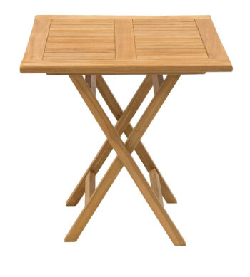 Deokork Záhradný skládací stôl ILLA 70x70 cm (teak)