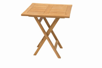 Deokork Záhradný skládací stôl ILLA 70x70 cm (teak)