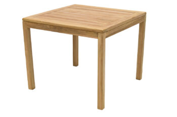 Deokork Záhradný stôl pevný FLORA 90x90 cm (teak)