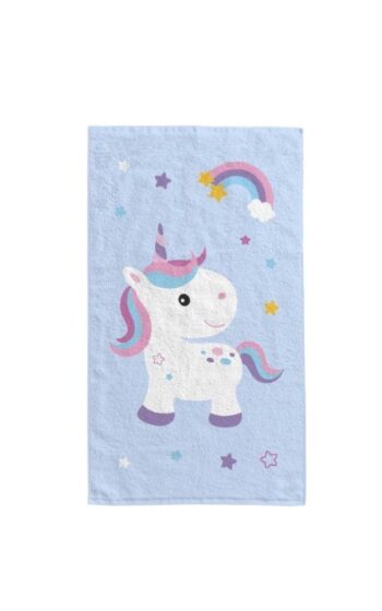 Detská bavlnená osuška s motívom jednorožca Šírka: 30  cm | Dĺžka: 50 cm