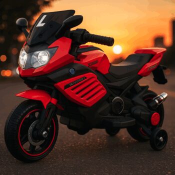 Detská elektrická motorka K1500 Emulation červená