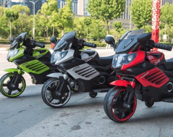 Detská elektrická motorka K1500 Emulation červená