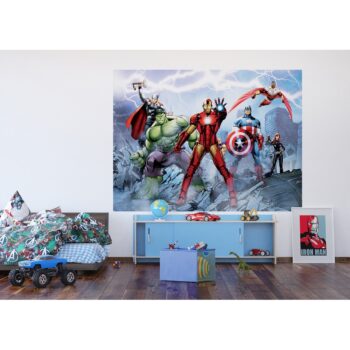 Detská fototapeta Avengers 252 x 182 cm, 4 diely