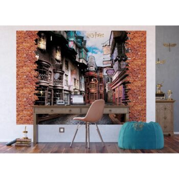 Detská fototapeta Harry Potter Diagon Alley 252 x 182 cm, 4 diely