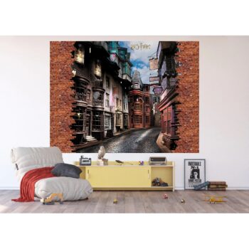 Detská fototapeta Harry Potter Diagon Alley 252 x 182 cm, 4 diely