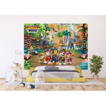 Detská fototapeta Paw Patrol Jungle Pups 252 x 182 cm, 4 diely