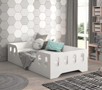 Detská posteľ LAKI 160 x 80 cm biela