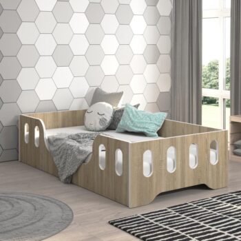Detská posteľ LAKI 160 x 80 cm v dekore dub sonoma
