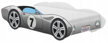 Detská posteľ pre chlapca 140 x 70 cm v tvare pretekárského auta