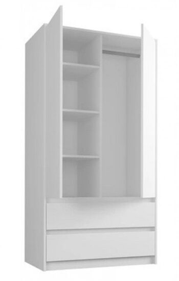 Detská šatníková skriňa s rozkošným sloníkom 180x55x90 cm