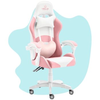 Detská stolička na hranie v ružovej farbe pre dievča KIDS PINK- WHITE