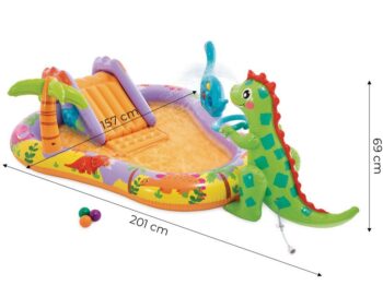 Detské nafukovacie vodné ihrisko DINO PARK