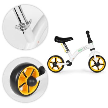 Detské odrážadlo -  bicykel ECOTOYS bielo-zelená