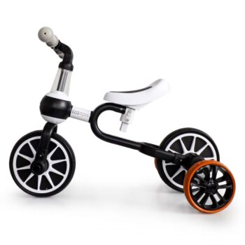 Detský bicykel, odrážadlo v čiernej farbe Ecotoys 4v1