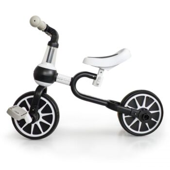 Detský bicykel, odrážadlo v čiernej farbe Ecotoys 4v1
