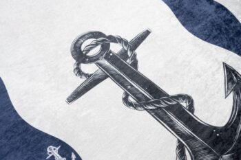 Detský koberec s jednoduchým námorníckym motívom Šírka: 160 cm | Dĺžka: 220 cm