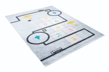 Detský koberec s motívom cesty a hry škôlka Šírka: 120 cm | Dĺžka: 170 cm
