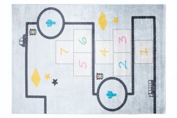 Detský koberec s motívom cesty a hry škôlka Šírka: 120 cm | Dĺžka: 170 cm