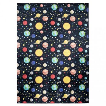 Detský koberec s motívom planét a hviezd Šírka: 160 cm | Dĺžka: 220 cm