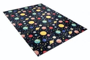 Detský koberec s motívom planét a hviezd Šírka: 80 cm | Dĺžka: 150 cm