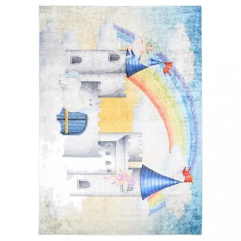 Detský koberec s motívom rozprávkového zámku Šírka: 140 cm | Dĺžka: 200 cm