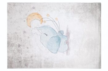 Detský koberec s motívom sloníka s mesiacom Šírka: 160 cm | Dĺžka: 220 cm