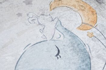 Detský koberec s motívom sloníka s mesiacom Šírka: 160 cm | Dĺžka: 220 cm