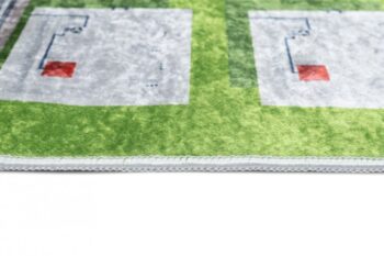 Detský koberec s motívom zeleného mestečka Šírka: 120 cm | Dĺžka: 170 cm