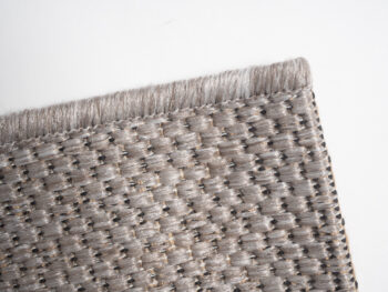 Devos Caby (DC Carpets), Kusový koberec FLOORLUX Silver / Black 20079 Spoltex – na von aj na doma, 120x170, béžová, chodba / predsieň