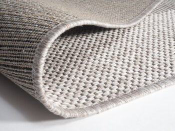 Devos Caby (DC Carpets), Kusový koberec FLOORLUX Silver / Black 20079 Spoltex – na von aj na doma, 80x150, béžová, chodba / predsieň