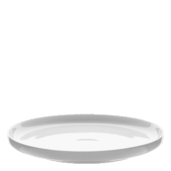 Dezertný tanier z kvalitného porcelánu v minimalistickom dizajne je určený na servírovanie rôznych druhov sladkých a slaných dezertov. Vďaka svojmu tvaru „U-coupe“ sú tieto taniere dizajnovým kúskom, avšak tento bočný vyvýšený okraj sťažuje ich ukladanie do koša umývačky riadu.