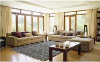 Diamond Carpets India, Ručne viazaný kusový koberec Diamond DC-JK 1 SILVER / BLACK, 305x425, šedá, chodba / predsieň