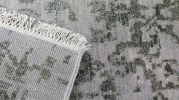 Diamond Carpets India, Ručne viazaný kusový koberec Diamond DC-JK 1 silver / black, 365x457, šedá, chodba / predsieň