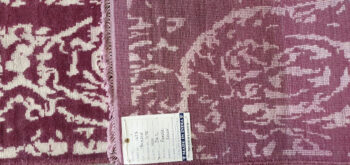 Diamond Carpets India, Ručne viazaný kusový koberec Diamond DC-JK 2 Purple / silver (overdye), 365x457, fialová, kancelária