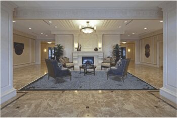Diamond Carpets India, Ručne viazaný kusový koberec Diamond DC-M 5 Silver / natural, 120x170, modrá, šedá, chodba / predsieň